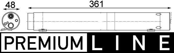 Mahle AD95000P - Dryer, air conditioning