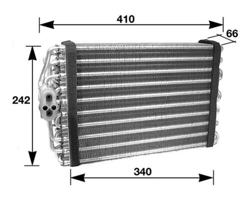 Mahle AE46000S - Evaporator, air conditioning
