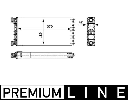Mahle AH130000P - Heat Exchanger, interior heating