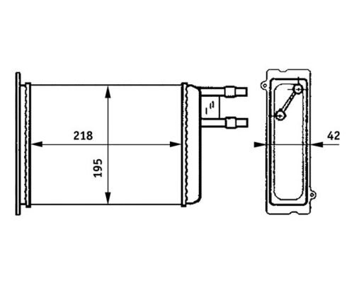 Mahle AH147000S - Heat Exchanger, interior heating