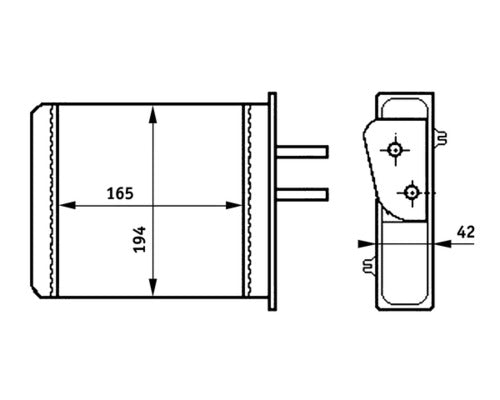 Mahle AH159000S - Heat Exchanger, interior heating