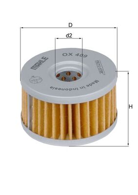 Mahle OX409 - Oil Filter