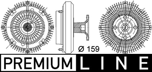 Mahle CFC113000P - Clutch, radiator fan