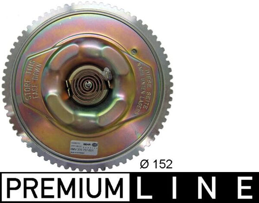 Mahle CFC124000P - Clutch, radiator fan