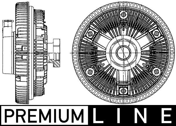 Mahle CFC230000P - Clutch, radiator fan