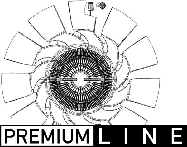 Mahle CFF498000P - Fan, engine cooling