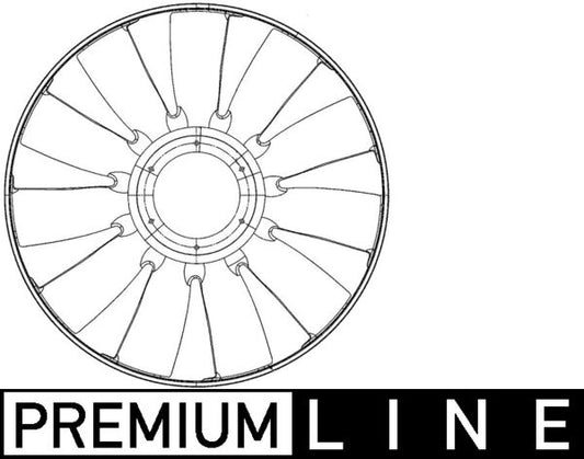 Mahle CFW80000P - Fan Wheel, engine cooling
