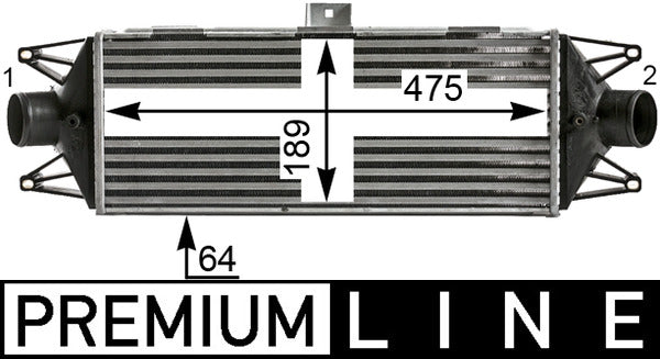Mahle CI439000P - Charge Air Cooler