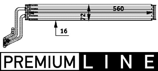 Mahle CLC48000P - Oil Cooler, steering