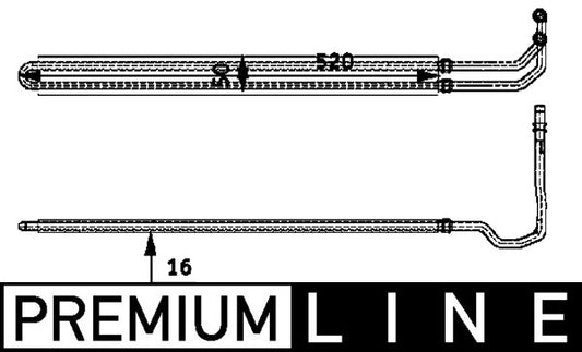 Mahle CLC53000P - Oil Cooler, steering