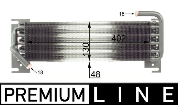 Mahle CLC56000P - Oil Cooler, engine oil