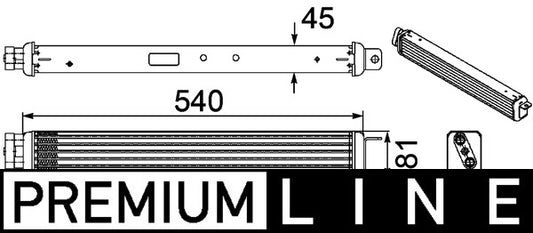 Mahle CLC75000P - Oil Cooler, engine oil