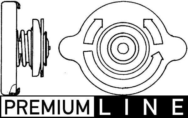 Mahle CRB17000P - Cap, radiator