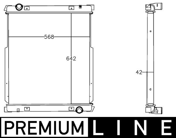 Mahle CR1215000P - Radiator, engine cooling