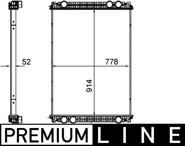 Mahle CR1258000P - Radiator, engine cooling