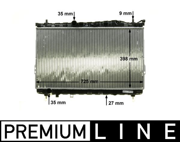 Mahle CR1295000P - Radiator, engine cooling