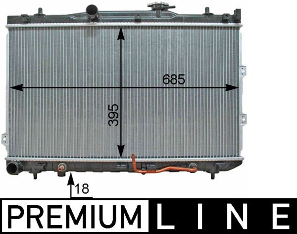Mahle CR1336000P - Radiator, engine cooling