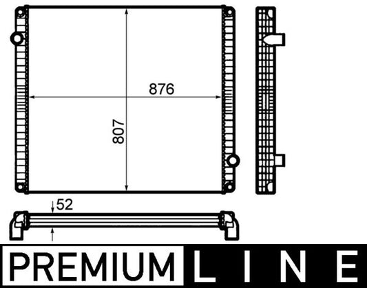 Mahle CR1916000P - Radiator, engine cooling