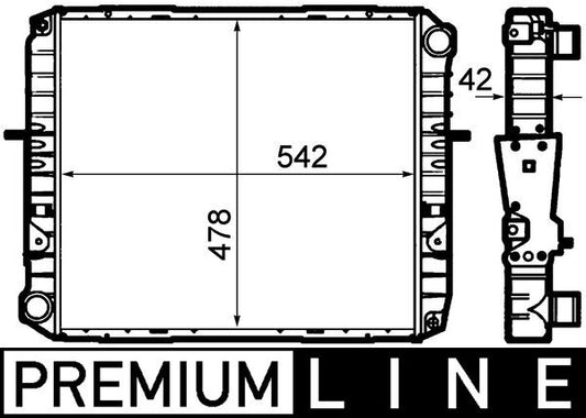 Mahle CR1919000P - Radiator, engine cooling