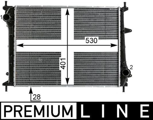 Mahle CR1999000P - Radiator, engine cooling