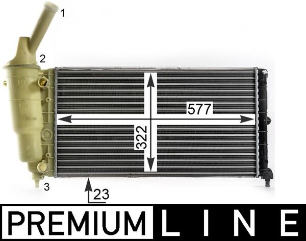 Mahle CR2007000P - Radiator, engine cooling