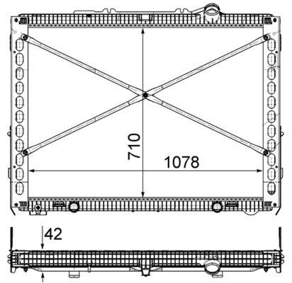 Mahle CR2097000P - Radiator, engine cooling