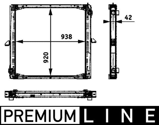 Mahle CR733000P - Radiator, engine cooling