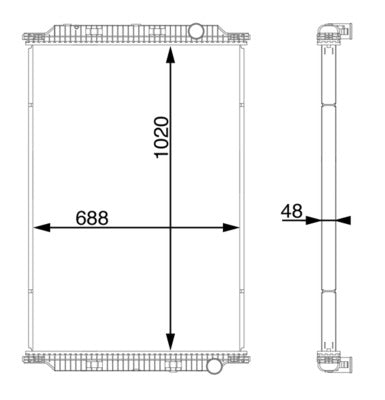 Mahle CR772000S - Radiator, engine cooling