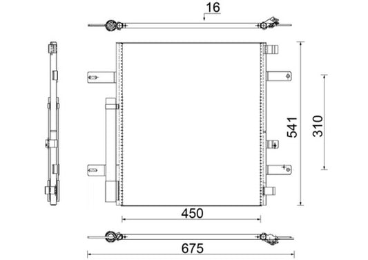 Mahle AC853000S - Condenser, air conditioning