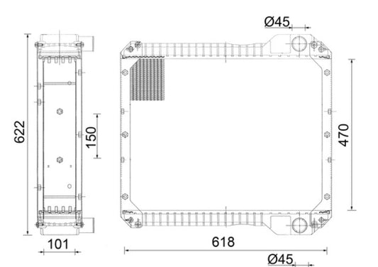Mahle CR890001S - Radiator, engine cooling