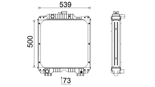 Mahle CR2289000P - Radiator, engine cooling