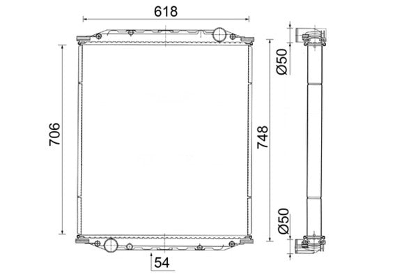 Mahle CR2584001S - Radiator, engine cooling