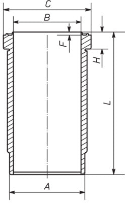Mahle 007WN4500 - Cylinder Liner