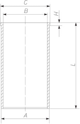 Mahle 037WN3801 - Cylinder Liner