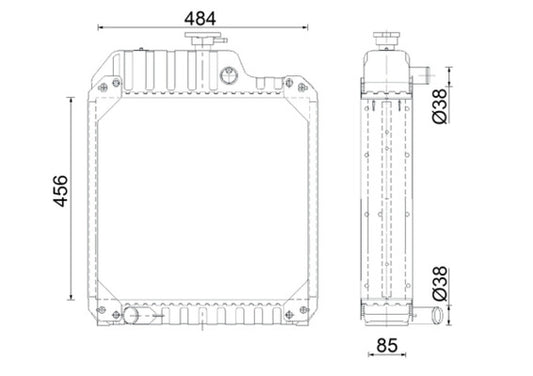 Mahle CR2629000S - Radiator, engine cooling