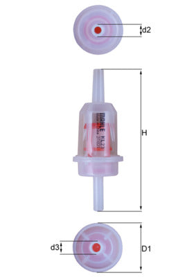 Mahle KL23 - Fuel Filter