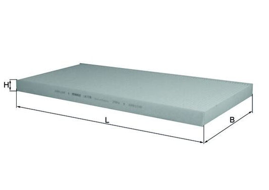 Mahle LA170 - Filter, cabin air