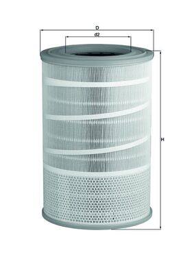 Mahle LX2068 - Air Filter