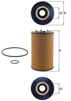 Mahle OX435D - Oil Filter