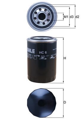 Mahle HC6 - Filter, operating hydraulics