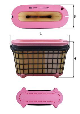 Mahle LX5437 - Air Filter