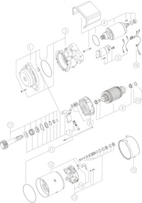 Mahle MS425 - Starter