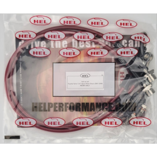 HEL Performance CL-TOY-4-141-REARS Brake Lines Stainless Steel Braided Rears Only | ML Performance Car Parts