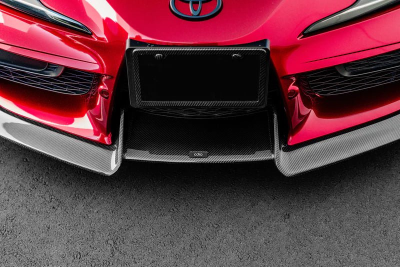 Adro A18A20-1201 TOYOTA GR SUPRA A90 MK5 CARBON FIBRE FRONT SPLITTER (2019+)