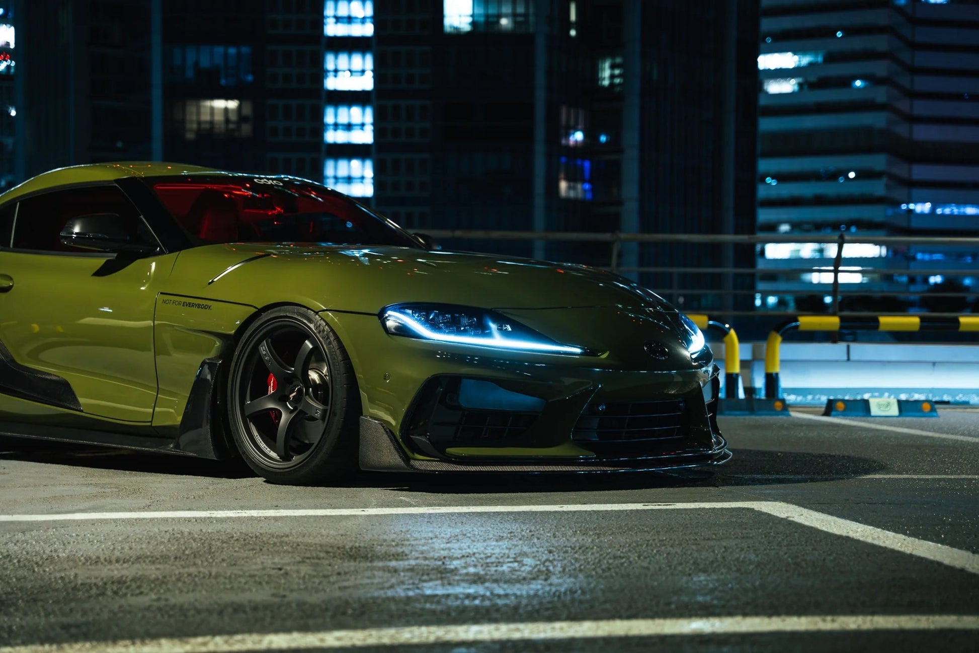 Adro A18A20-1402 TOYOTA GR SUPRA A90 MK5 CARBON FIBRE INTEGRATED FENDER PANEL SIDE SKIRTS V2 (2019+)