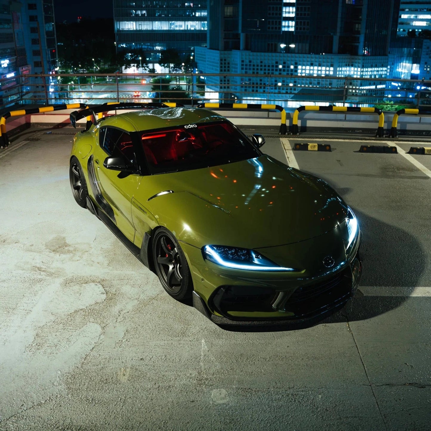 Adro A18A20-1402 TOYOTA GR SUPRA A90 MK5 CARBON FIBRE INTEGRATED FENDER PANEL SIDE SKIRTS V2 (2019+)