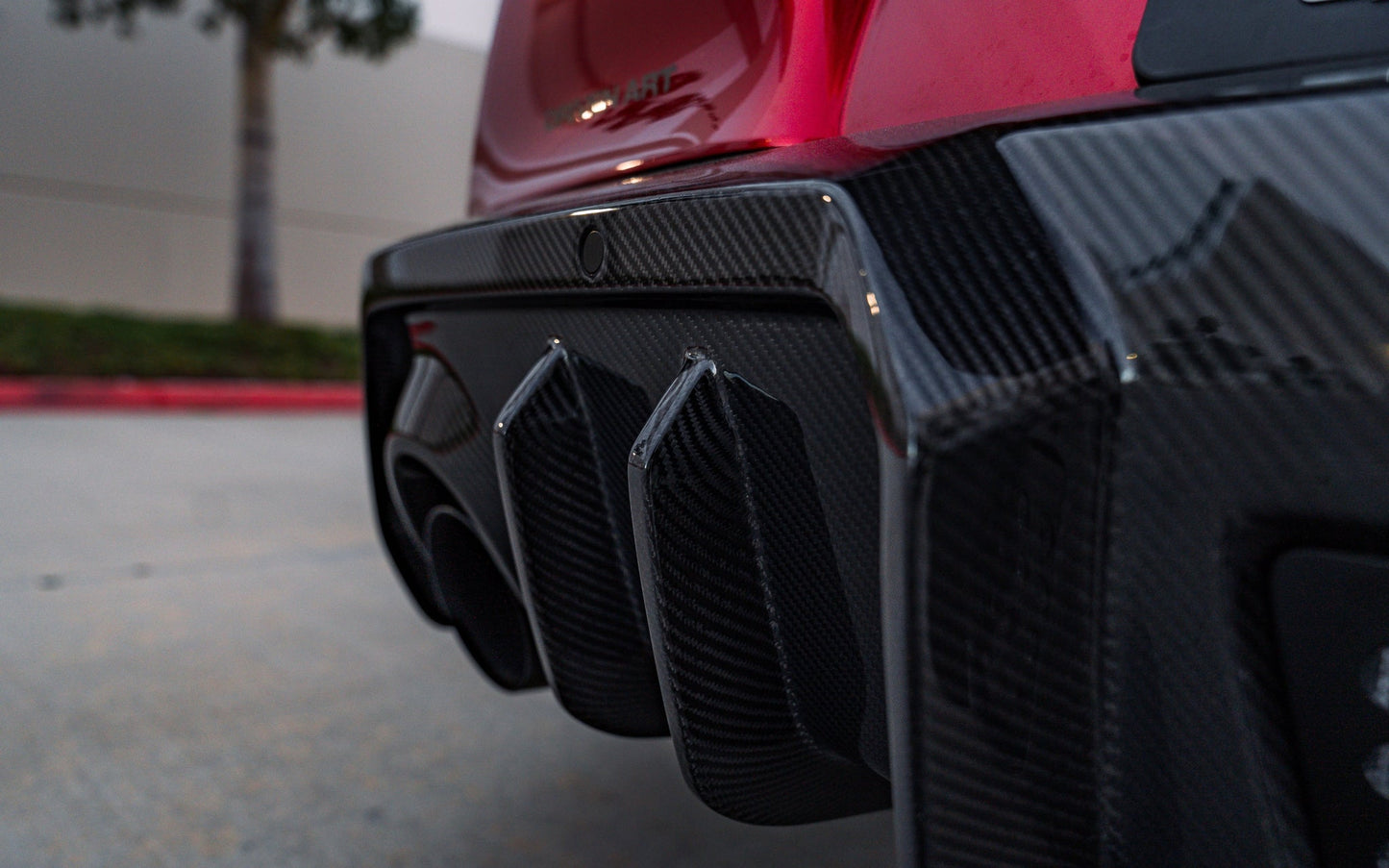 Adro A18A20-1302 TOYOTA GR SUPRA A90 MK5 CARBON FIBRE REAR DIFFUSER (2019+)