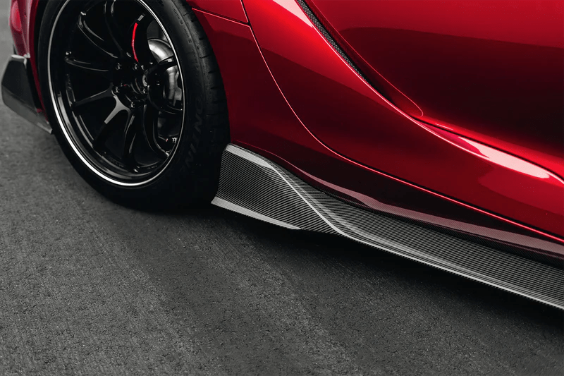 Adro A18A20-1401 TOYOTA GR SUPRA A90 MK5 CARBON FIBRE SIDE SKIRTS (2019+)