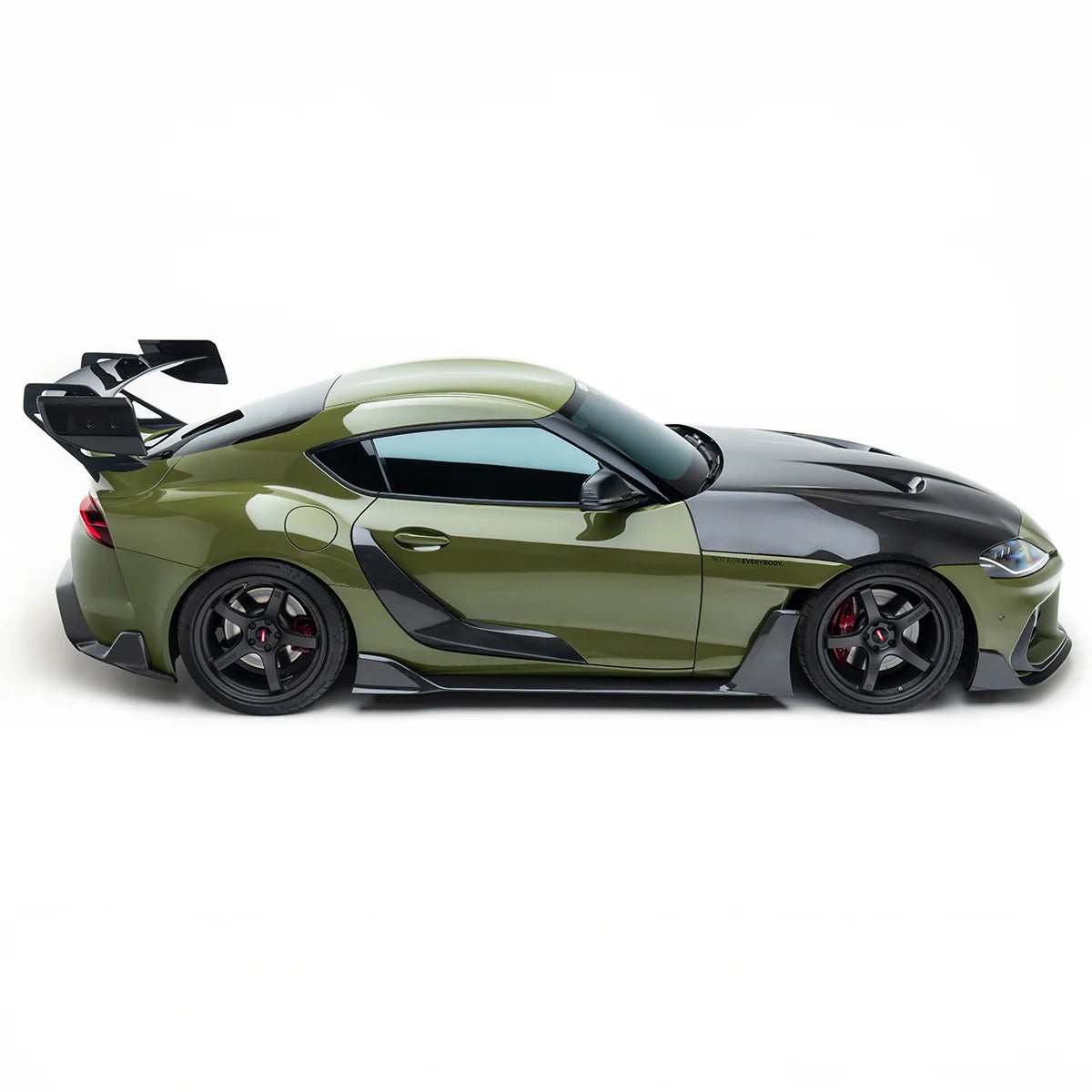 Adro A18A20-1504 TOYOTA GR SUPRA MK5 PRE-PREG CARBON FIBRE AT-P1 SWAN NECK REAR WING (2019+)