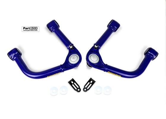 SuperPro TRC6740 Toyota Tundra 2022 Front Fixed Offset Upper Control Arm Assembly Including Ball Joints
